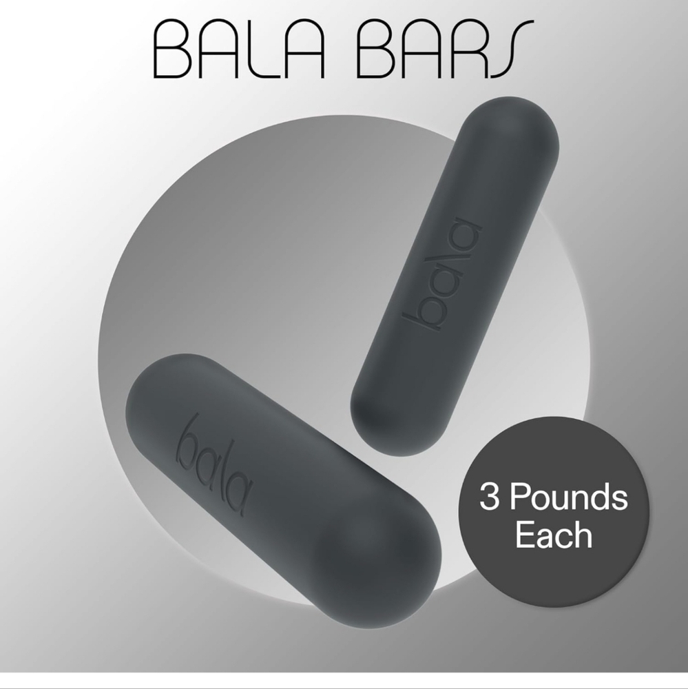 Bala Bars - 3lb Charcoal weights with mesh carry case. OFFERS WELCOME